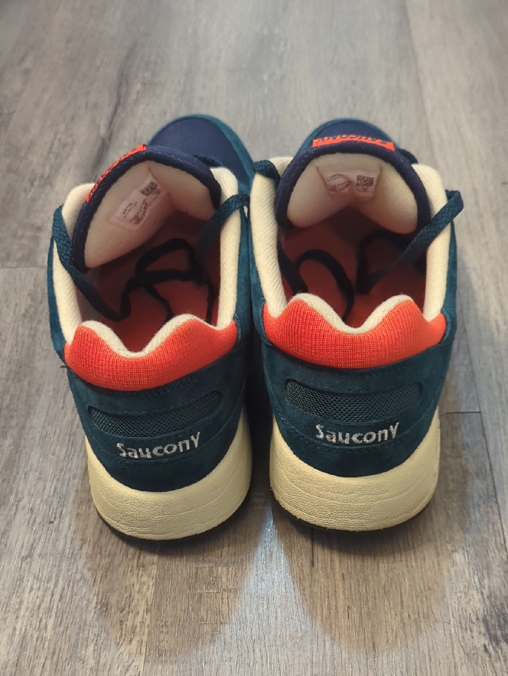 Saucony Shadow 4000 Teal & Navy Casual Sneakers - Picture 2 of 7